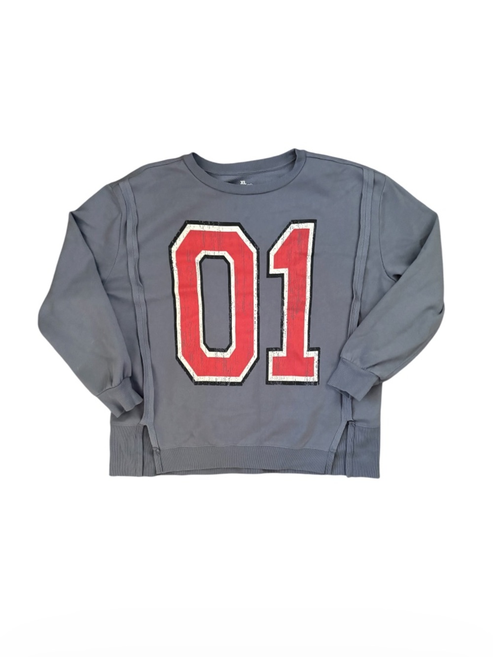 GOODIE TWO SLEEVES➕Oversized Varsity Sweatshirt